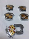 New Trunk Lock Crest Emblem 1977-1991 Cadillac Eldorado Deville And Fleetwood. Fixed Price $54.05.