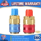 2X Low/high Quick Connector Adapter Coupler Auto A/c Manifold Gauge Hvac. Fixed Price $13.74.