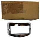 New Old Stock Right Parking Light Chrome Bezel For 1951-52 Plymouth #1345610. Fixed Price $215.00.