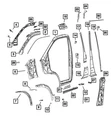 Genuine Mopar Pillar Outer Panel 68214161AB. Fixed Price $93.02.
