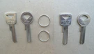 4 Old School Key Blanks! 1952-1966 Ford Classic Car Truck Wagon Etc (2 Each). Fixed Price $29.50.