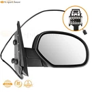 Passenger Power Door Side Mirror For 07-13 Chevrolet Silverado Gmc Sierra Pickup. Fixed Price $46.13.