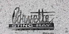 66 67 C2 Corvette Hood/rear Deck "sting Ray" Emblem--gm #3873776--NOS. Fixed Price $199.95.