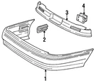Genuine Ford Stone Deflector F24Y-17808-A. Fixed Price $56.90.