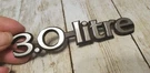 Oem 3.0 Liter Emblem, Badge Plastic 4 1/2" Gm 25512250. Fixed Price $9.00.
