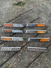 1967-72 Ford F100 Hood Emblem Set Original Oem Lot Large. Fixed Price $199.00.