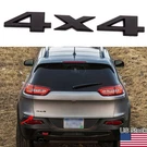 1X 5'' Matte Black 4X4 Offroad Emblem Rear Trunk Badge For Jeep Cherokee Compass. Fixed Price $16.99.