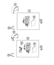 Genuine Mopar Mirror Replacement Glass Left 68294964AA. Fixed Price $33.58.