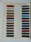 Original Dupont Gm Corp. Interior Paint Chip Sheet - 1963 Chevrolet,buick,olds. Fixed Price $15.00.