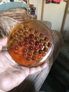 Automotive Reflector Lens/amber Libbey Cataphote Glass. D X .25 W. Fixed Price $33.99.