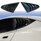 Yhcdsea For Tesla Model Rear Side Window Covers Louvers Sport Style Cool Ex.... Fixed Price $87.86.