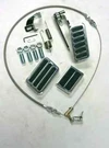 Aluminum Gas Pedal + Brake & Clutch Pad Ss Throttle Cable Bracket Spring Kit. Fixed Price $104.25.