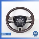 07-11 Jaguar X250 Xf Xk Steering Wheel W/ Switch & Paddle Shifters Brown Oem. Fixed Price $156.23.