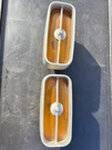 Oem 1971 1972 Mustang Parking Lights Sport Grill Lamps Housing Lens Mach. Fixed Price $119.99.