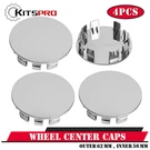 Kitspro 4PC 2.4INCH Wheel Center Rim Hub Caps Outer 62MM Inner 56MM Chrome. Fixed Price $19.99.
