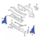 Genuine Ford Cowl Side Panel LC2Z-1502039-A. Fixed Price $146.94.