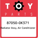 87050-0K371 Toyota Radiator Assy, Air Conditioner 870500K371, New Genuine Oem Pa. Fixed Price $1308.15.