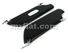 Fiat 850 124 Spider Sunvisor Set With Chrome Hinges New. Fixed Price $192.00.