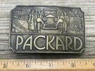 Vintage 1974 Bergamot Brass Works Packard Belt Buckle. Fixed Price $16.95.