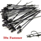 Car Mount Cable Wire Strap Tie Bundled Band Zip Fastener Push Clips Kit 50 Pcs. Fixed Price $17.76.