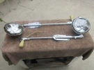 (2) Unity Mfg Co. MODEL-S6 Chicago. Usa Spotlights. 18" Tested & Working. Fixed Price $125.00.
