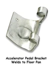 Vw Type 1 3 Bug Ghia Gas Accelerator Pedal Bracket Welds Pan Notch Square. Fixed Price $15.00.