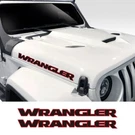(2X) Set Of Jeep Wrangler Hood Decals Sticker Red And Black. Fixed Price $25.98.