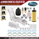 Aluminum Engine Oil Cooler Filter Housing Fits 11-16 Dodge Jeep Chrysler RAM3.6L. Fixed Price $56.99.