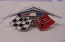 Gm 1958-1962 Chevrolet Corvette Cross Flag Emblem. Fixed Price $29.00.