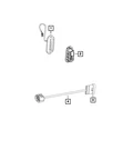 Genuine Mopar Sliding Door Right Wiring 68266411AA. Fixed Price $56.51.
