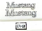 Oem 1974 1978 Ford Mustang Chrome Emblem Pair D5ZB-16B114-AA E9-59. Fixed Price $24.95.