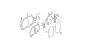 Mopar/chrysler Reinforcement Pillar 55372593-AA. Fixed Price $100.00.