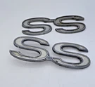 Vintage Chevrolet Chevelle Ss Emblems Pair Oem Metal Super Sport Badges 331743. Fixed Price $19.97.