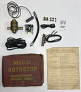 New Old Stock Auto Stop Packaging For All 1951-1952 Models Mopar #1450317. Fixed Price $425.00.