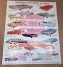 1960 Wonderful New World Of Ford Motor Car Co. Brochure - Thunderbird Fairlane. Fixed Price $12.99.