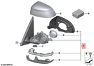 Genuine Bmw X5 F15 25D Outside Mirror Without Glass Heated Right 51167479032. Fixed Price $871.98.