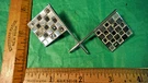 BF49 Ford Thunderbird Cross Flags Nose Fuel Door Emblem Vintage 1955. Fixed Price $19.99.
