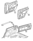 Genuine Mopar Rear Door Wiring Right 56051563AE. Fixed Price $54.47.