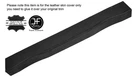 Black Stich Rear Top Interior Trim Leather Cover Fits Chrysler Crossfire Coupe. Fixed Price $213.09.