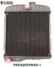 1955-1973 Willys/jeep CJ5, CJ6 Radiator W/ F-head, 134 Cu.in., Cyl. Engine. Fixed Price $394.95.