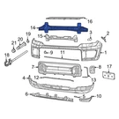 For Jeep Grand Cherokee L 2021-2025 68402958AC Front Bumper Impact Bar. Fixed Price $238.12.