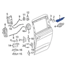 For Chrysler Pacifica 18-23 5RR30GW7AF Right Outer Sliding Door Handle. Fixed Price $112.63.