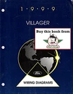 1999 Ford Mercury Villager Factory Electrical Wiring Diagrams Manual. Fixed Price $19.95.