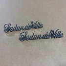 Show Quality 1972-3 1977-84 Cadillac "sedan Deville" Roof Script Emblem. Fixed Price $65.00.