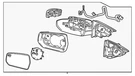 Genuine Gm Mirror Assembly 84705508. Fixed Price $279.36.