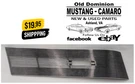 1967-1968 Mustang Gt Shelby Fastback Interior Pail Vent Grill. Fixed Price $89.99.