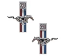 Ford Mustang Running Horse Fender Emblems Lh & Rh Pair 1967 1968 All Bodys. Fixed Price $84.32.