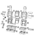 Genuine Mopar Rear Seat Armrest 7JC361D4AA. Fixed Price $667.80.
