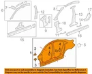 Gm Oem 11-16 Cruze Limited Pillars, Rocker Floor Uniside-uniside Assy 94553205. Fixed Price $2130.39.