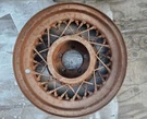 Kelsey Hayes Adjustable Spoke Wire Wheel On 5, 4.5X16 Chevy. Fixed Price $450.00.